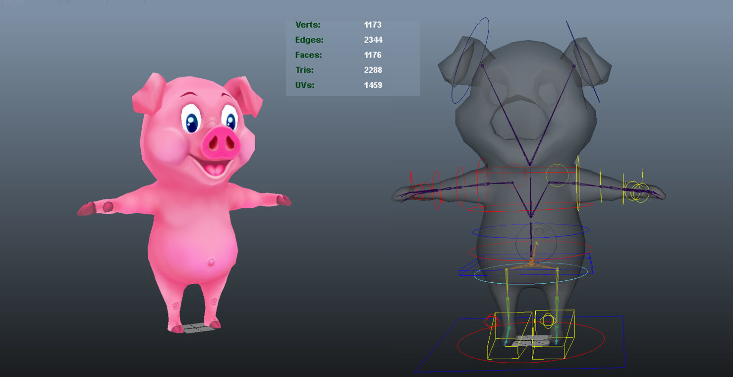 Animal pack v7 Low-poly 3D model_8