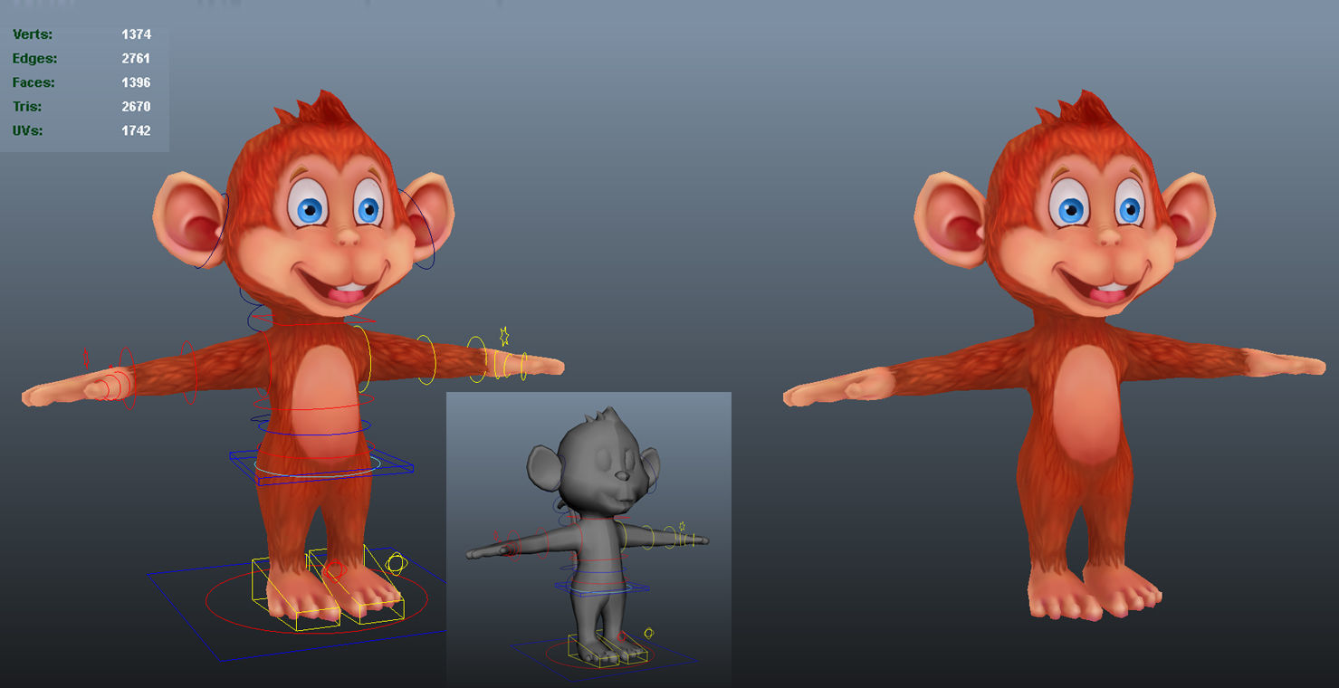 Animal pack v7 Low-poly 3D model_5