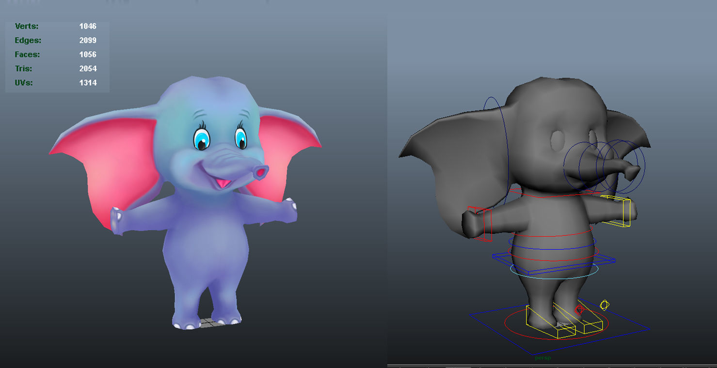 Animal pack v7 Low-poly 3D model_9