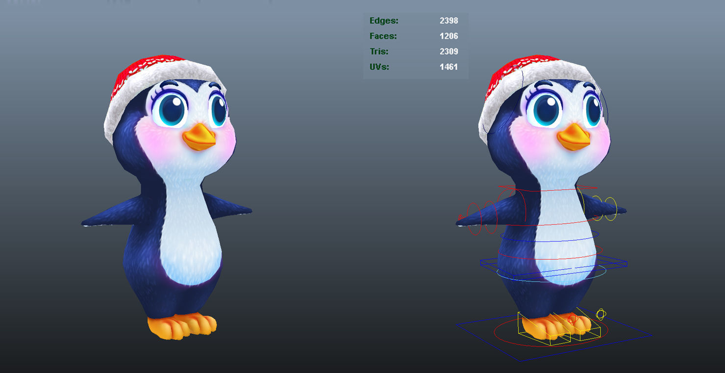 Animal pack v7 Low-poly 3D model_7