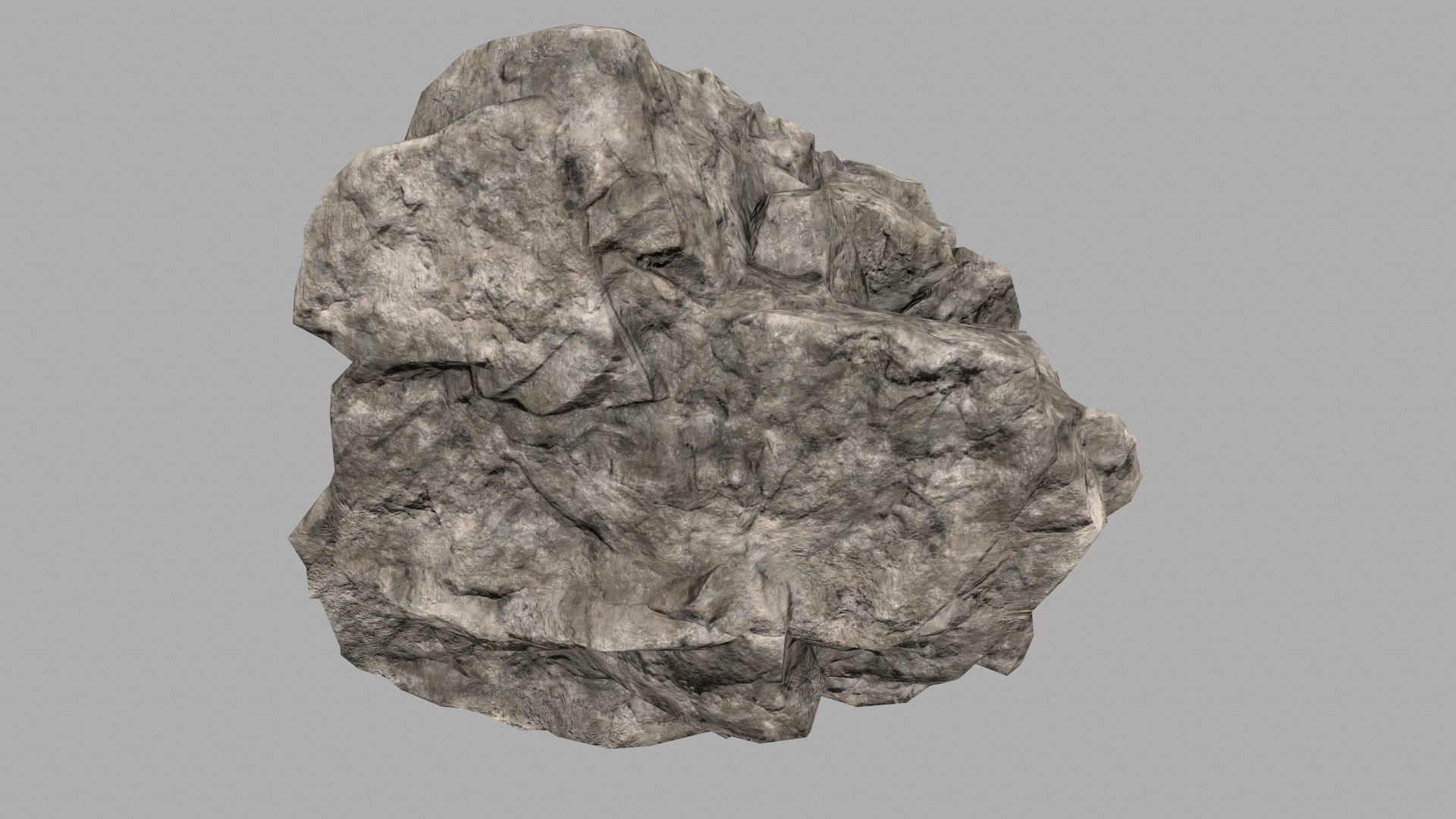 sand rocks Low-poly 3D model_3
