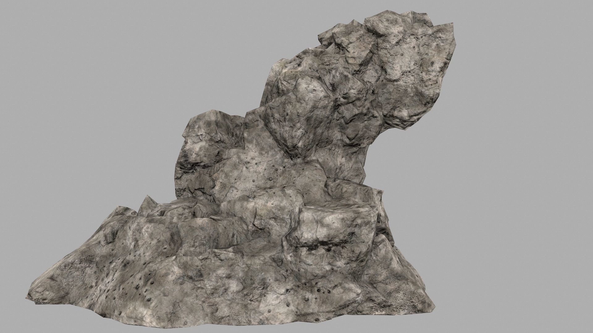 sand rocks Low-poly 3D model_13