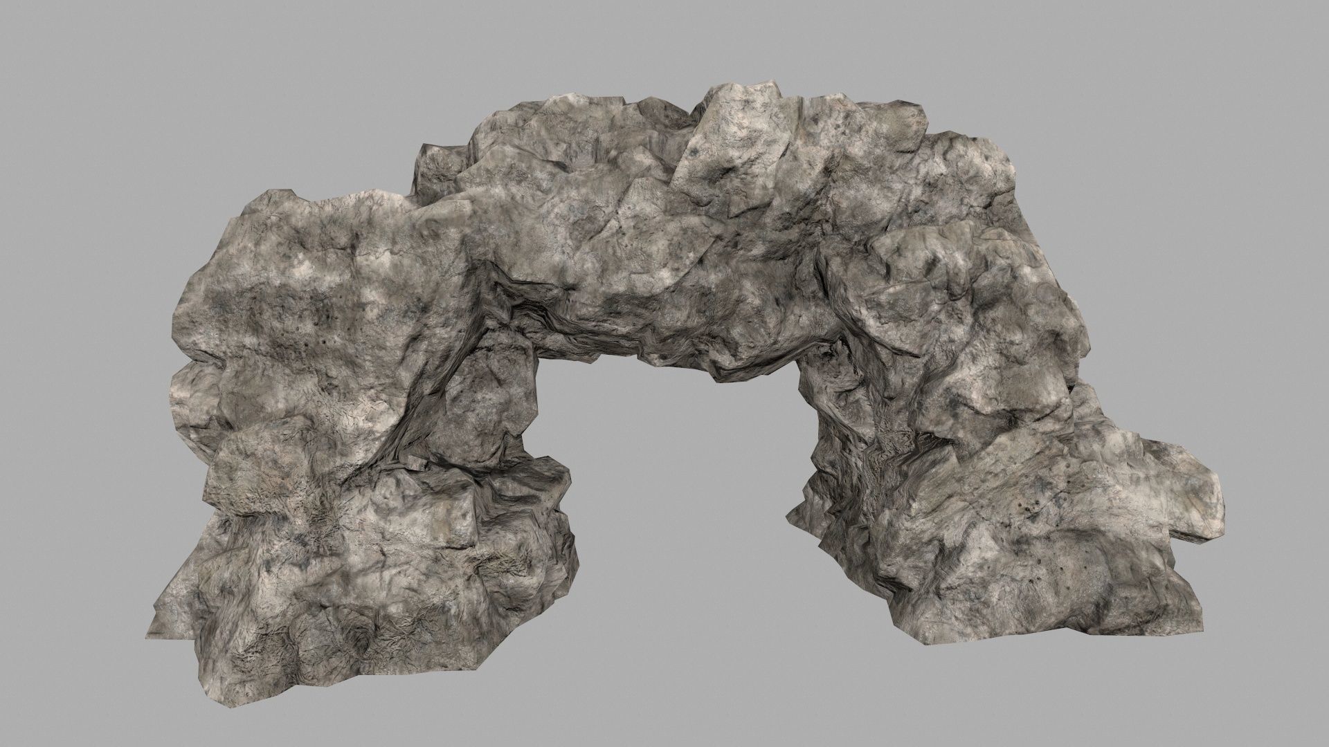 sand rocks Low-poly 3D model_7
