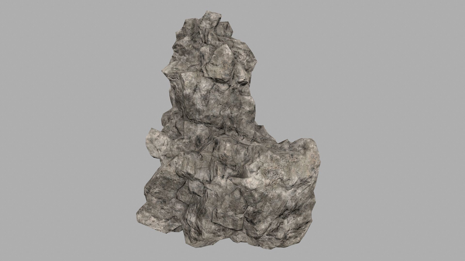 sand rocks Low-poly 3D model_5