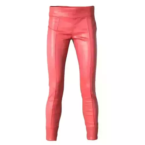 Shiny Plastic Red Pants