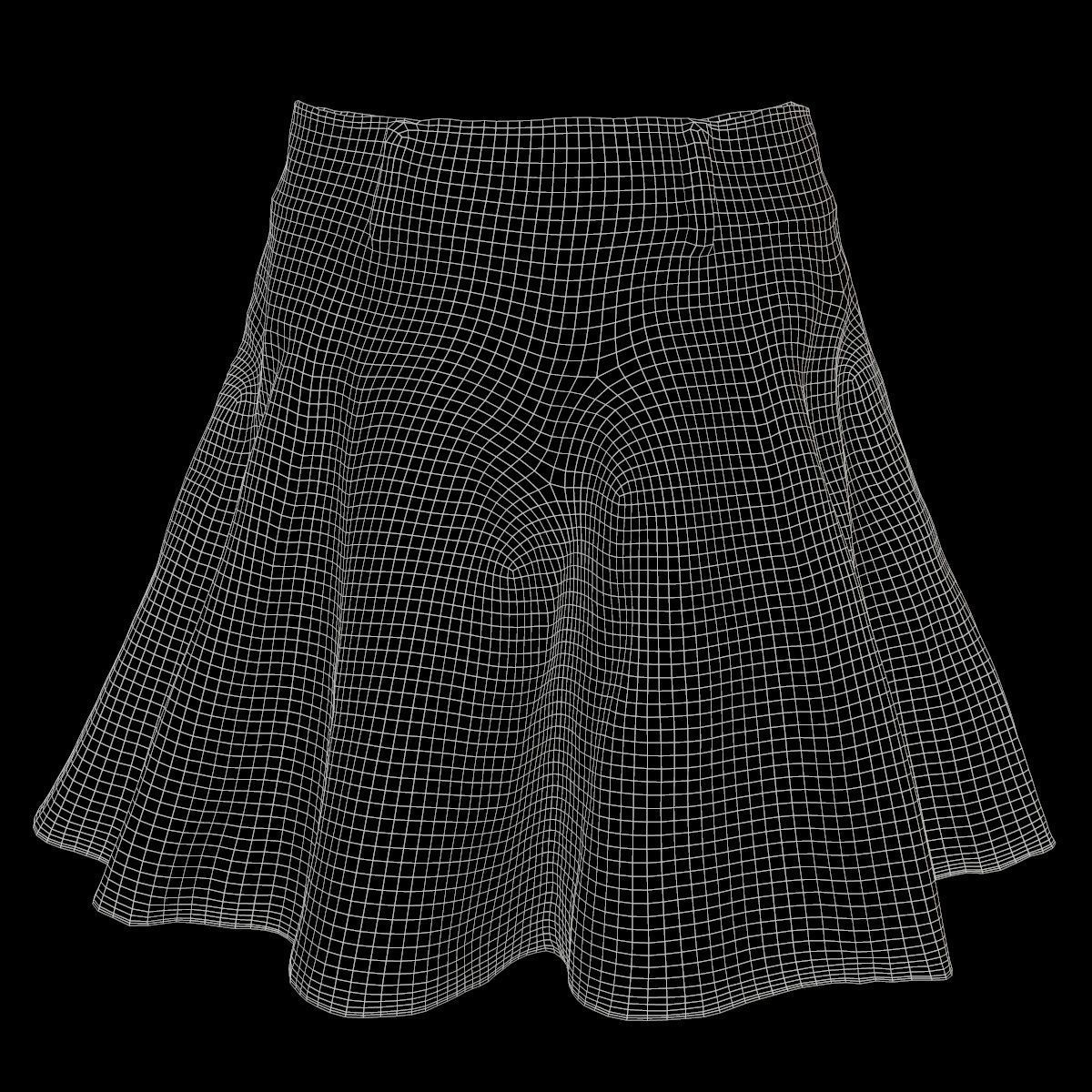 25 Shiny Clothing Items Skirts Boots Jackets Trousers Low-poly 3D model_30