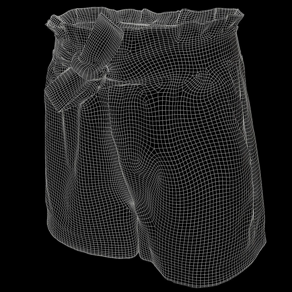 25 Shiny Clothing Items Skirts Boots Jackets Trousers Low-poly 3D model_11