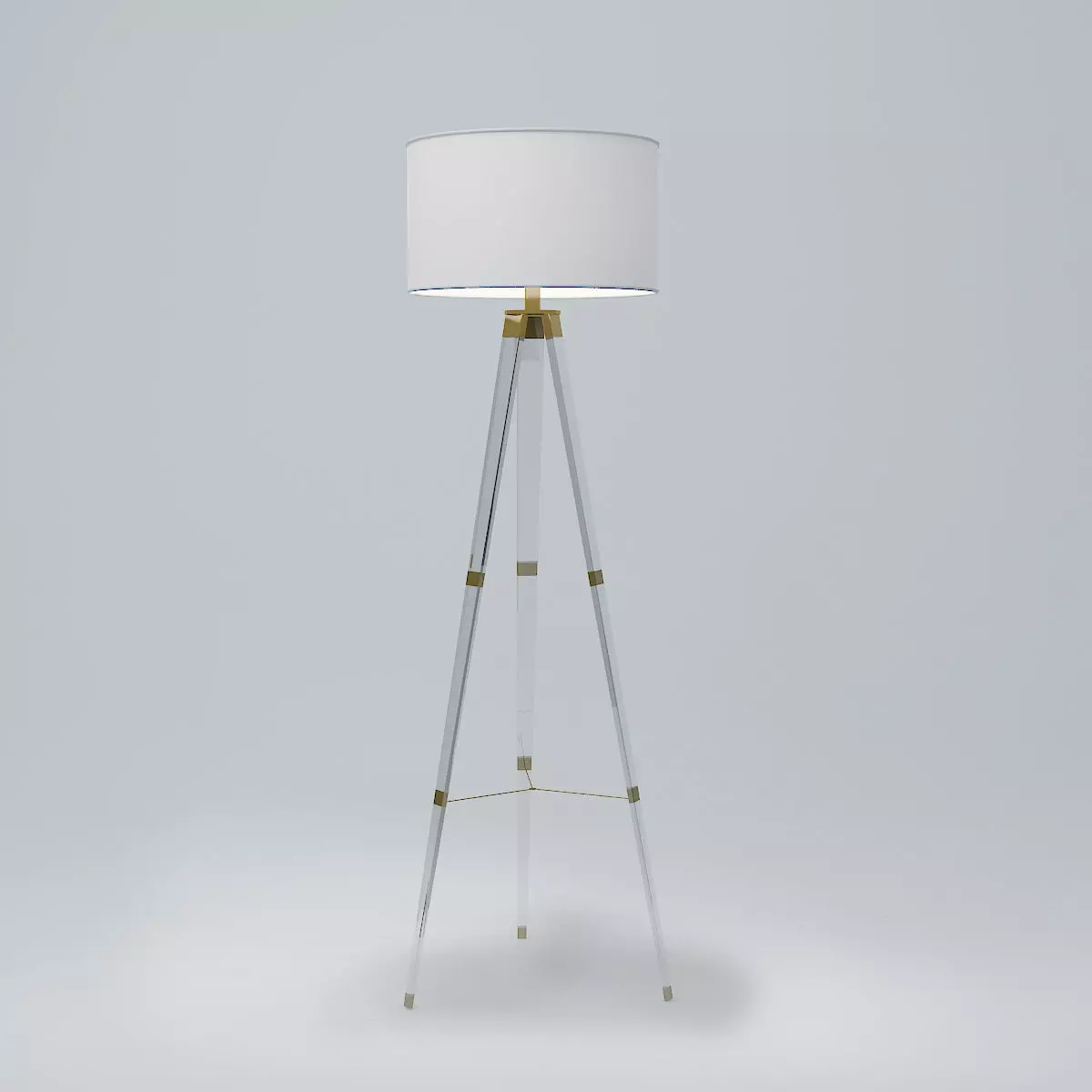 Delavan Tripod Floor Lamp 3D model_0