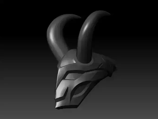 Jhin Blood Moon helmet 3D printable model fanmade 3D print model