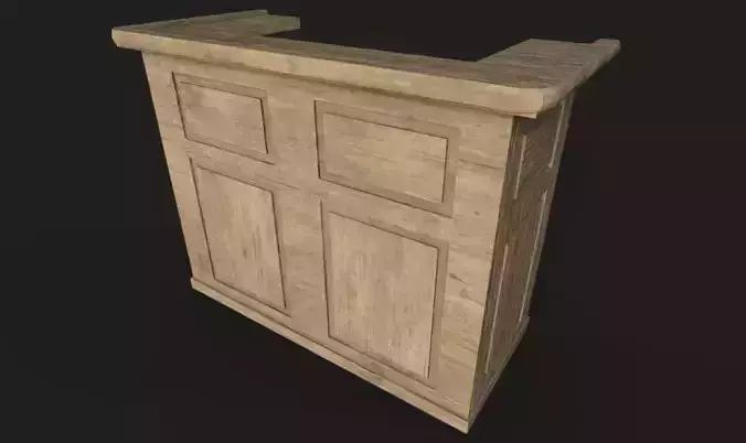 Wooden Bar Counter