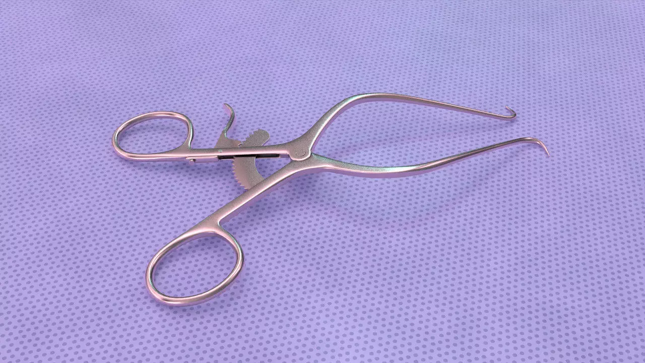 3D Galpi retractor 3D model_0