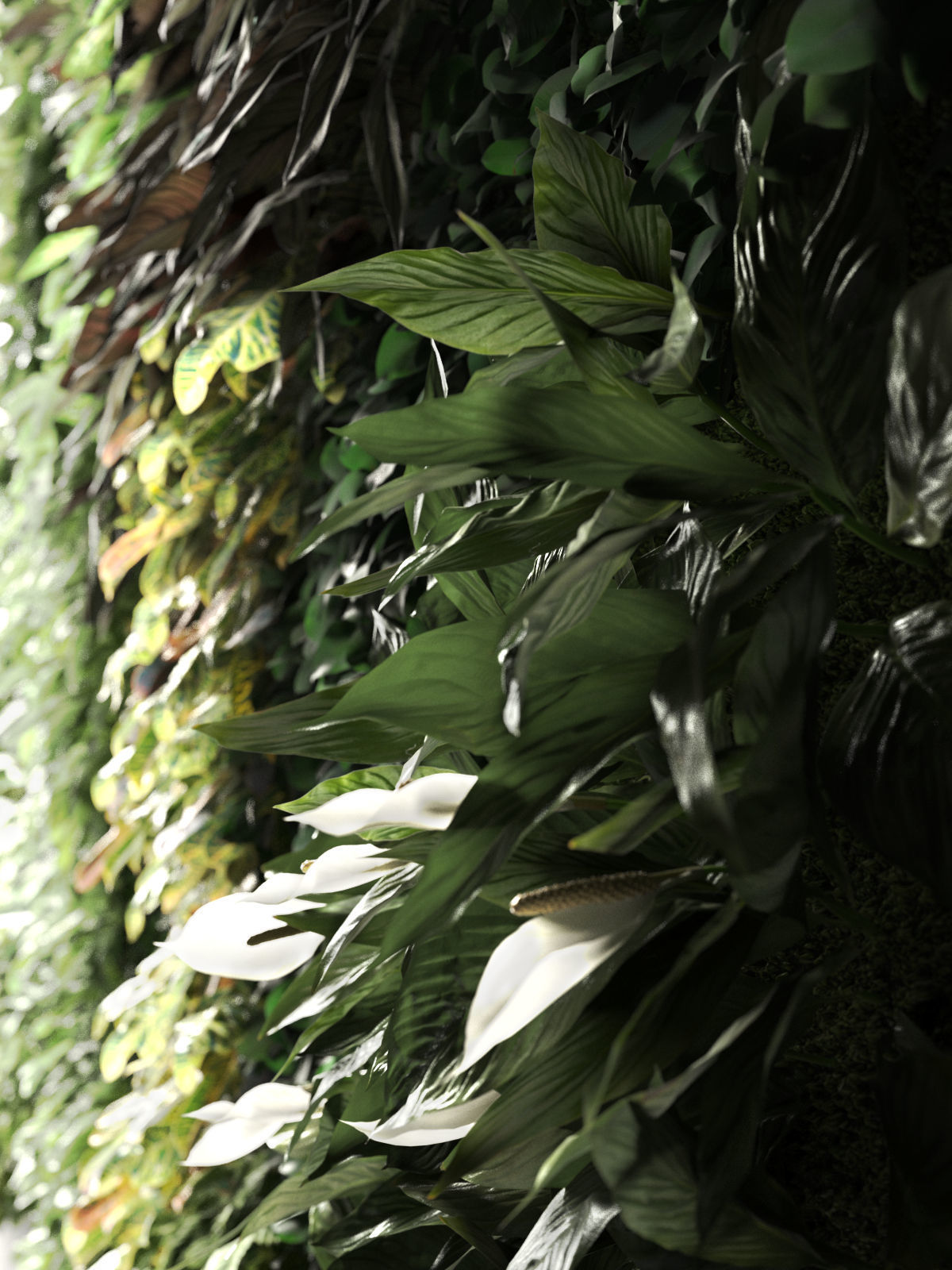 Vertical Garden 6 Low-poly 3D model_15