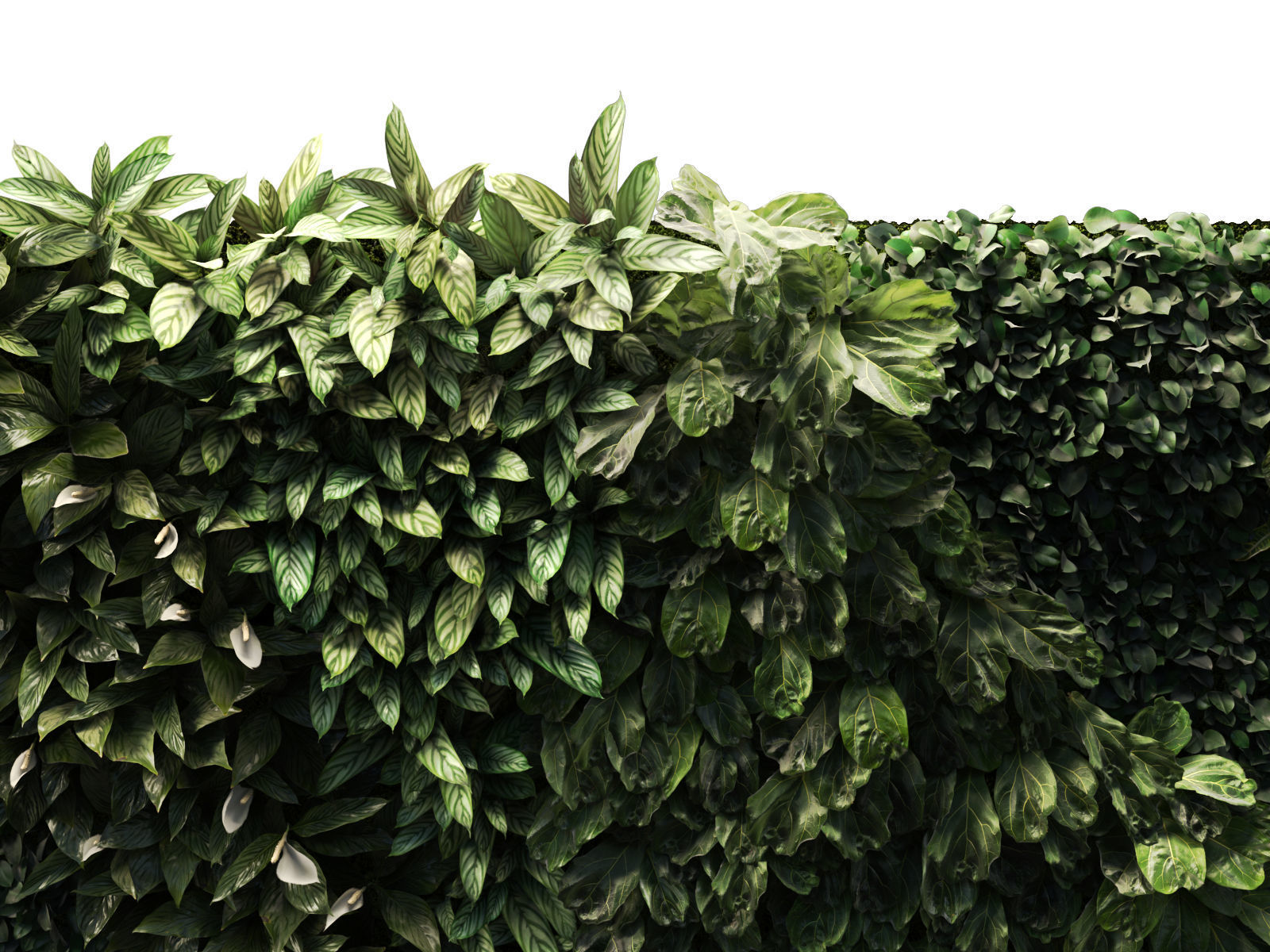 Vertical Garden 6 Low-poly 3D model_12