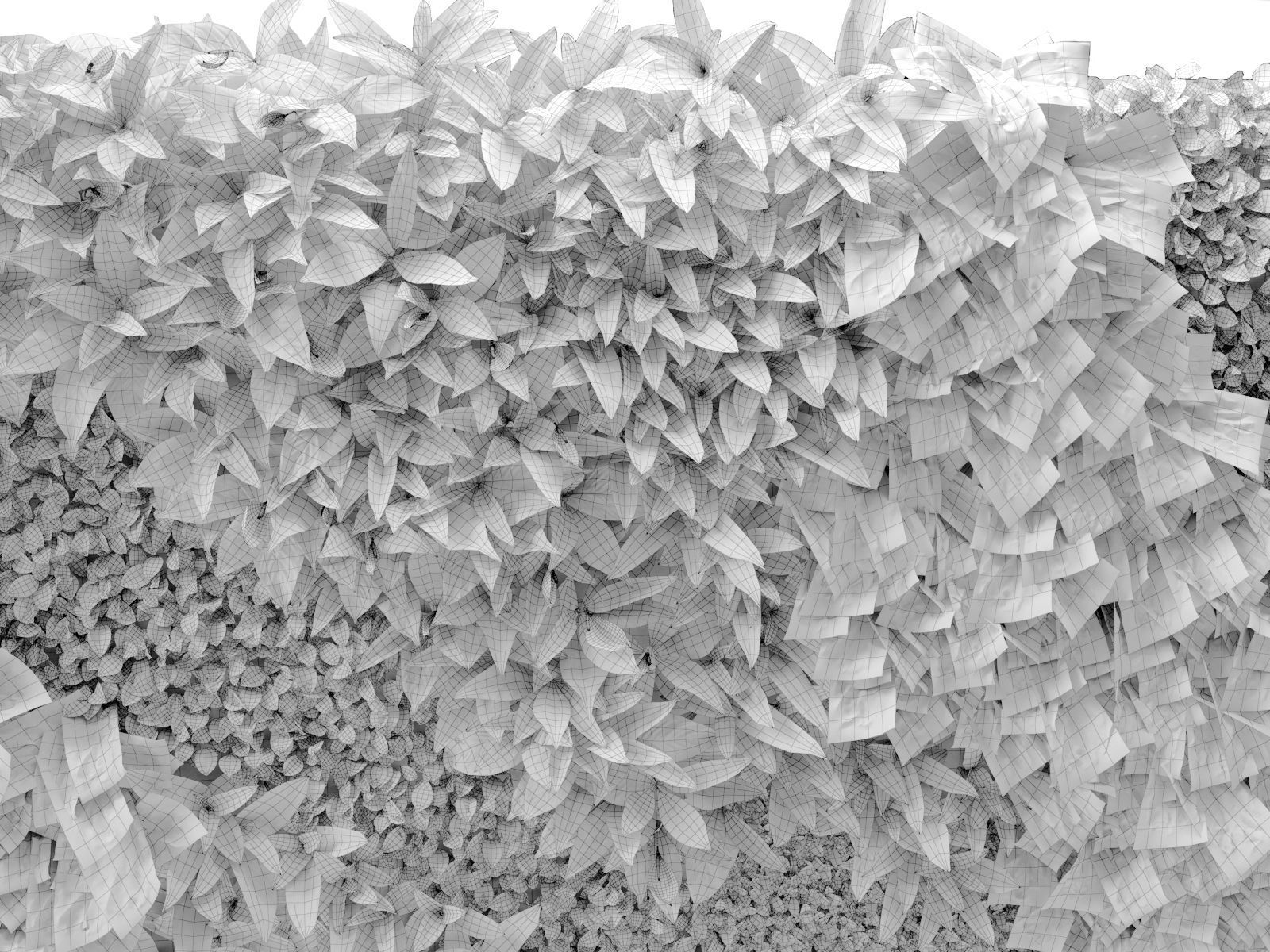 Vertical Garden 6 Low-poly 3D model_25