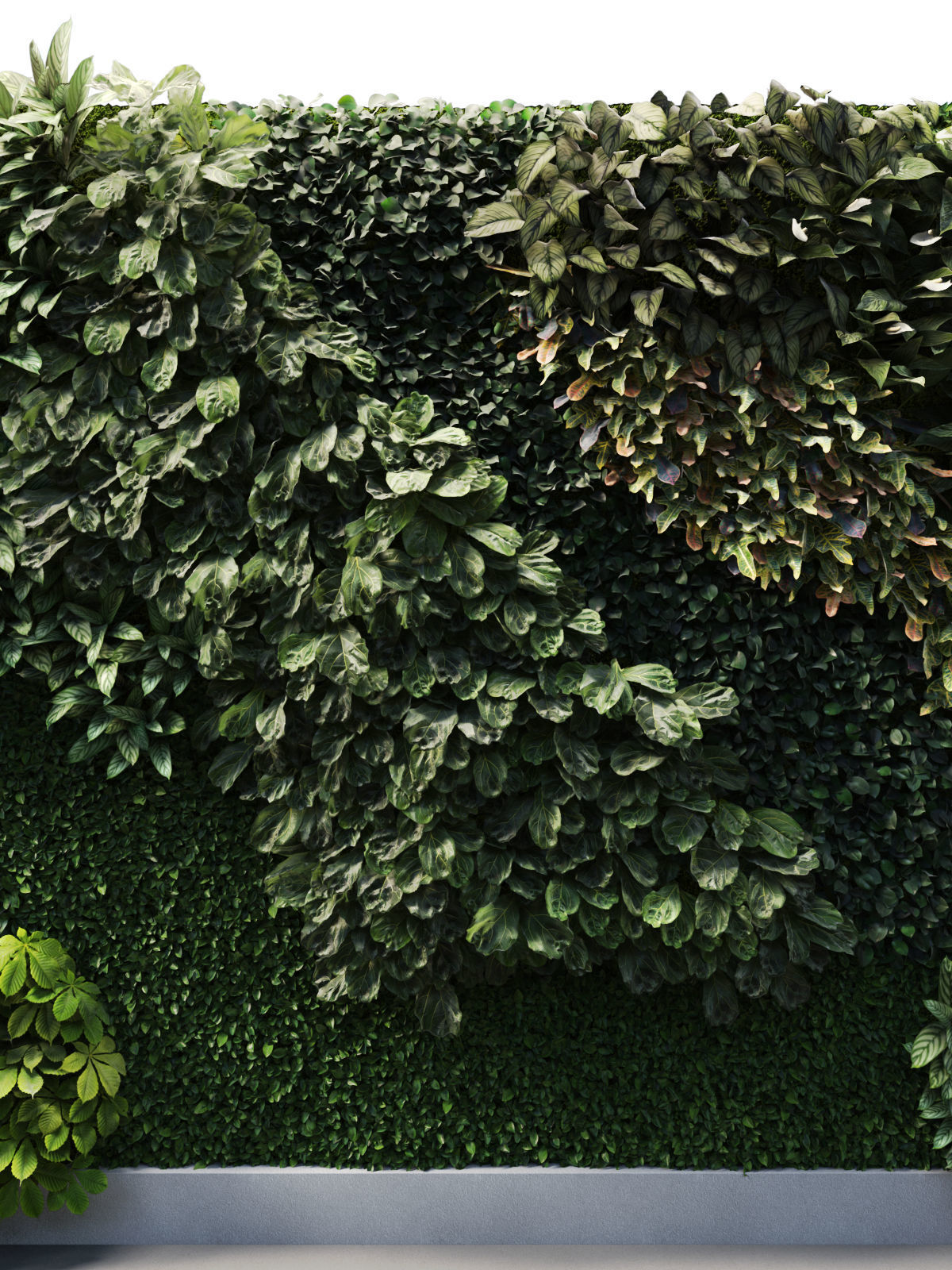 Vertical Garden 6 Low-poly 3D model_16