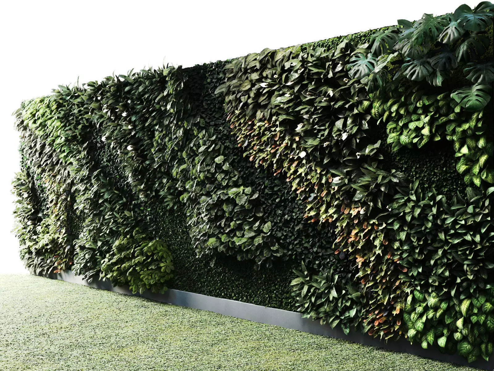 Vertical Garden 6 Low-poly 3D model_0