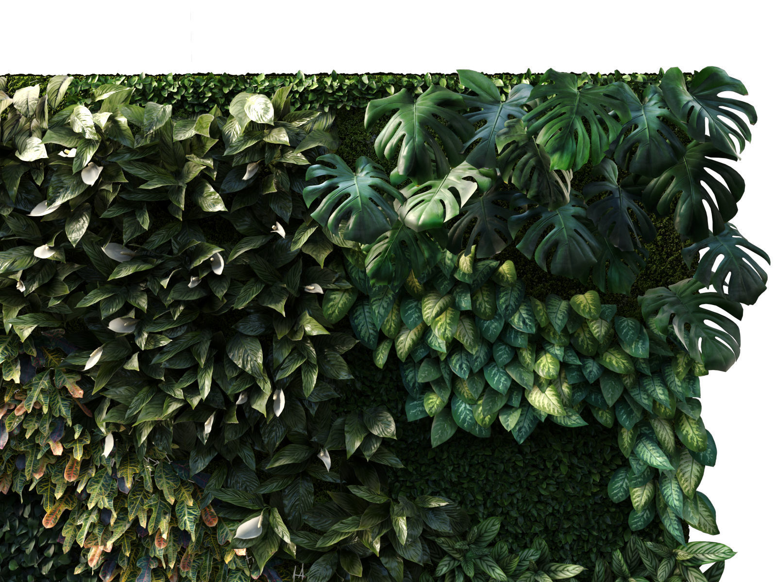 Vertical Garden 6 Low-poly 3D model_18