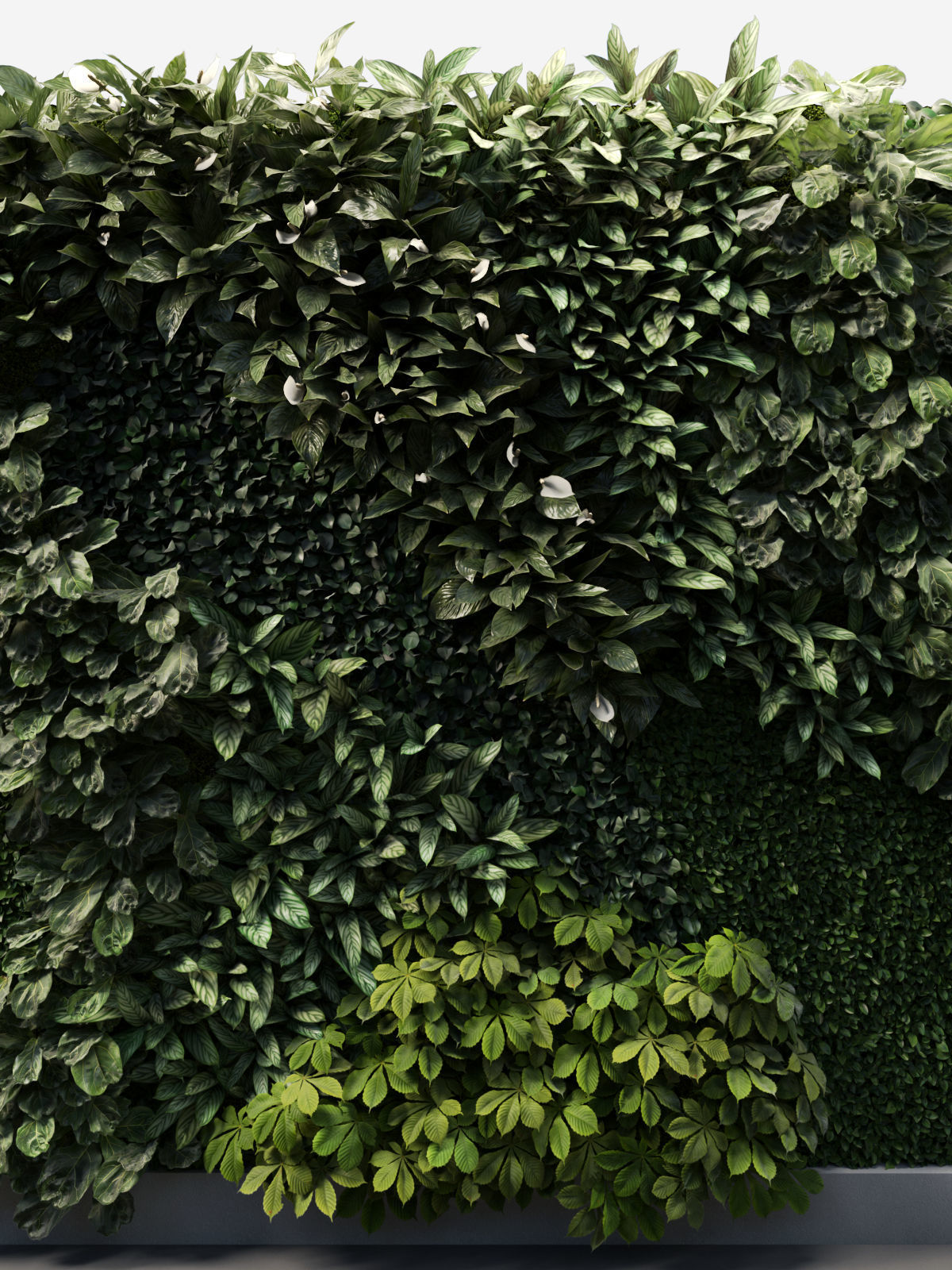 Vertical Garden 6 Low-poly 3D model_8