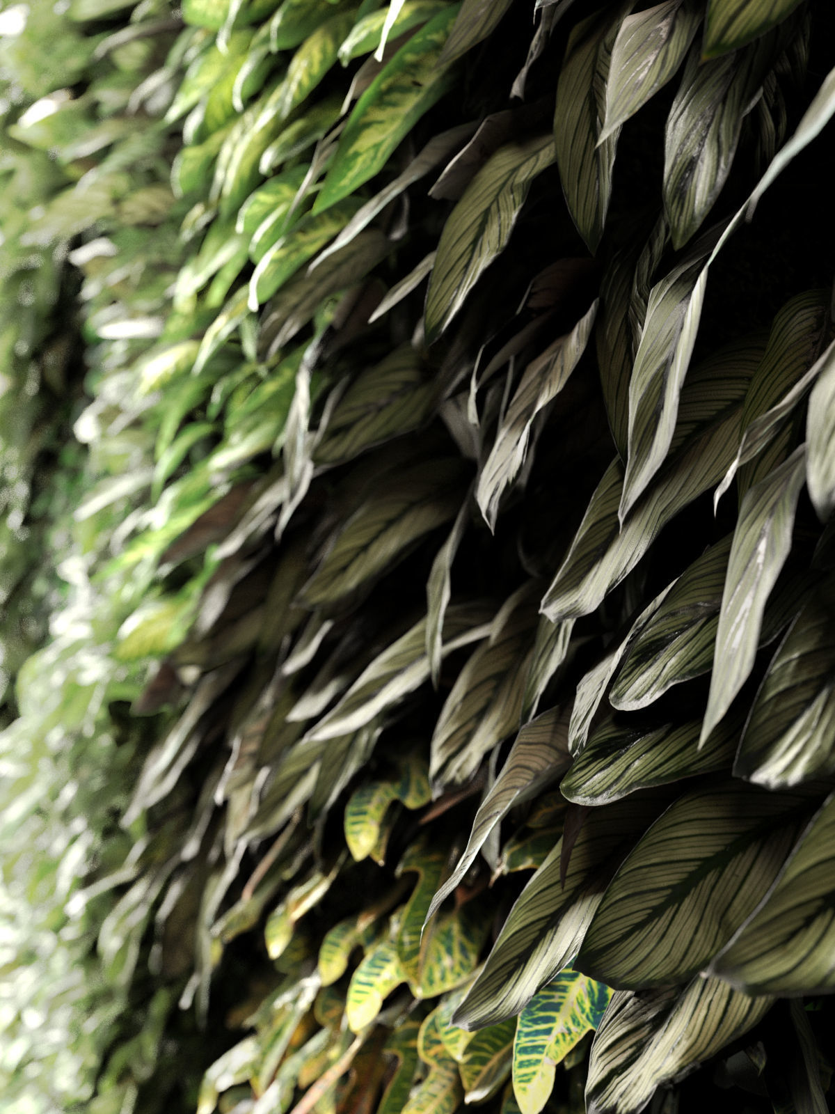 Vertical Garden 6 Low-poly 3D model_17