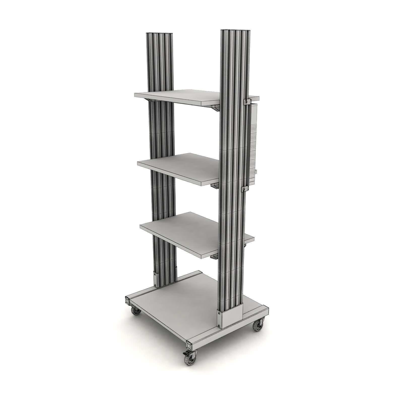 Mobile rack for electrical equipment 4 3D model_11
