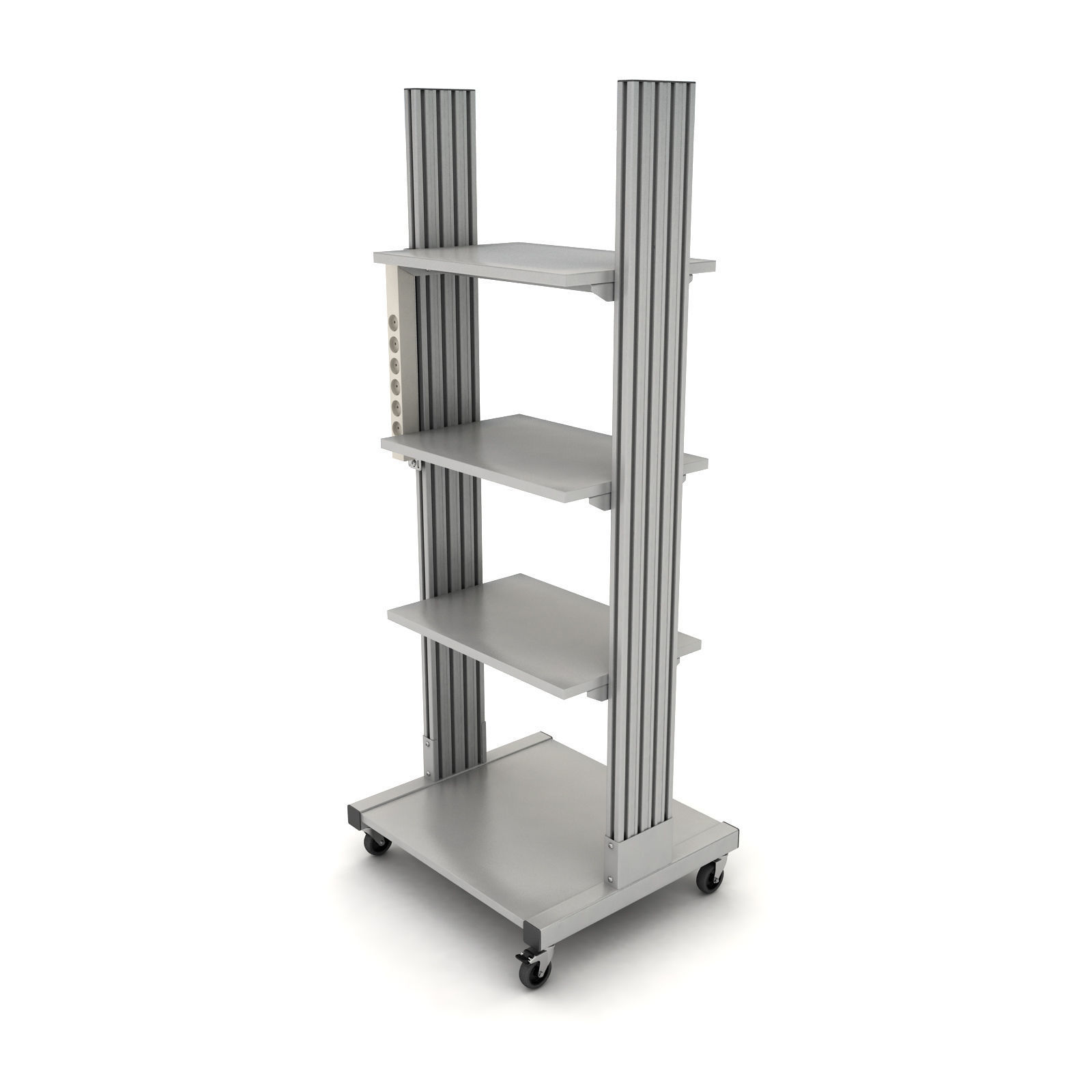 Mobile rack for electrical equipment 4 3D model_2