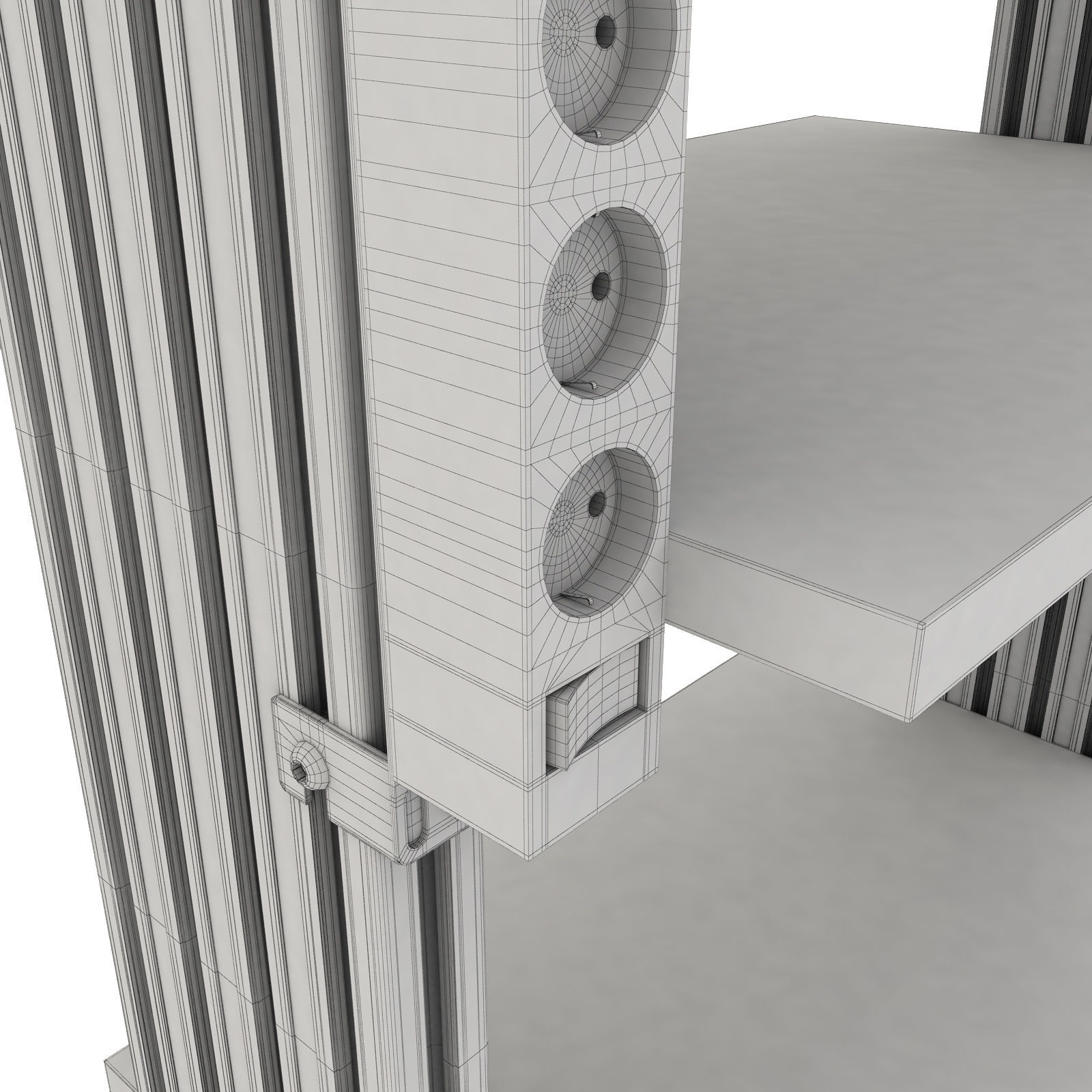 Mobile rack for electrical equipment 4 3D model_14