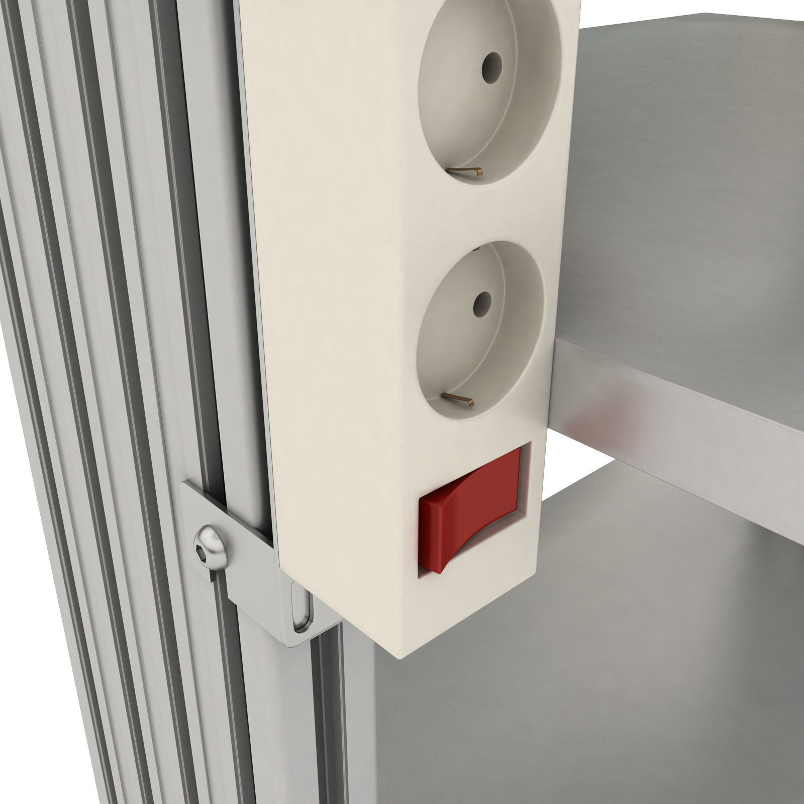 Mobile rack for electrical equipment 4 3D model_7