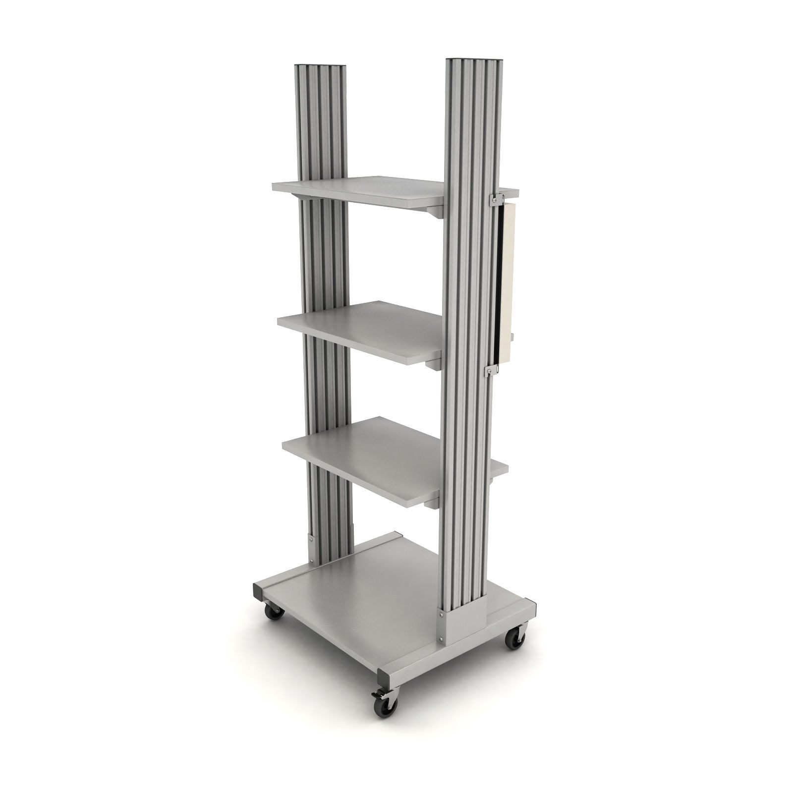 Mobile rack for electrical equipment 4 3D model_3