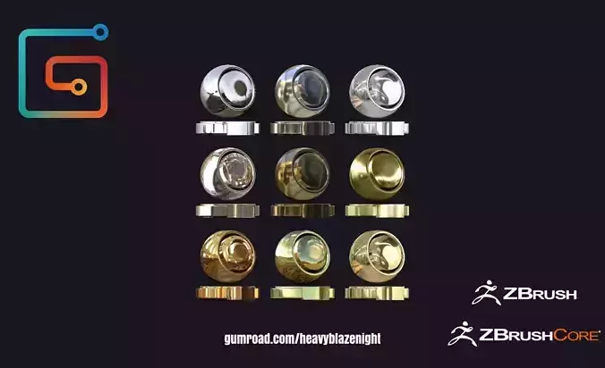 HBN ZBrushCore ProMatcaps