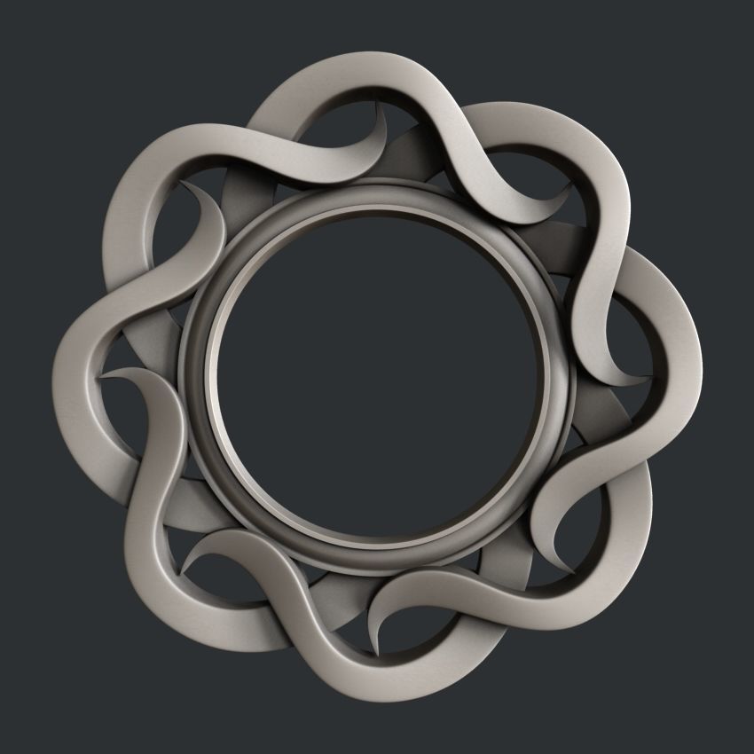 3d STL models for CNC frames 3D model_1