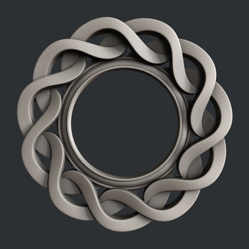 3d STL models for CNC frames 3D model_7