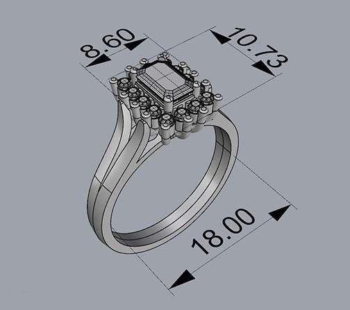 WOMAN RING 3D print model_4
