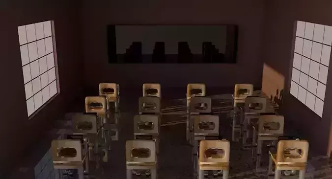 a simple computer class room