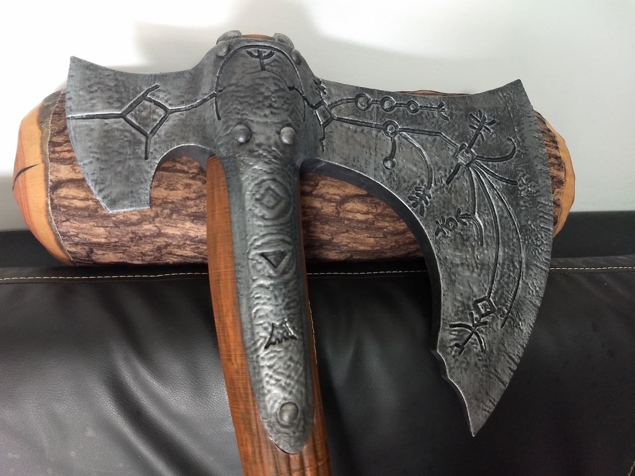 Leviathan AXE Head - Weapon Kratos - God Of War 3D print model_1