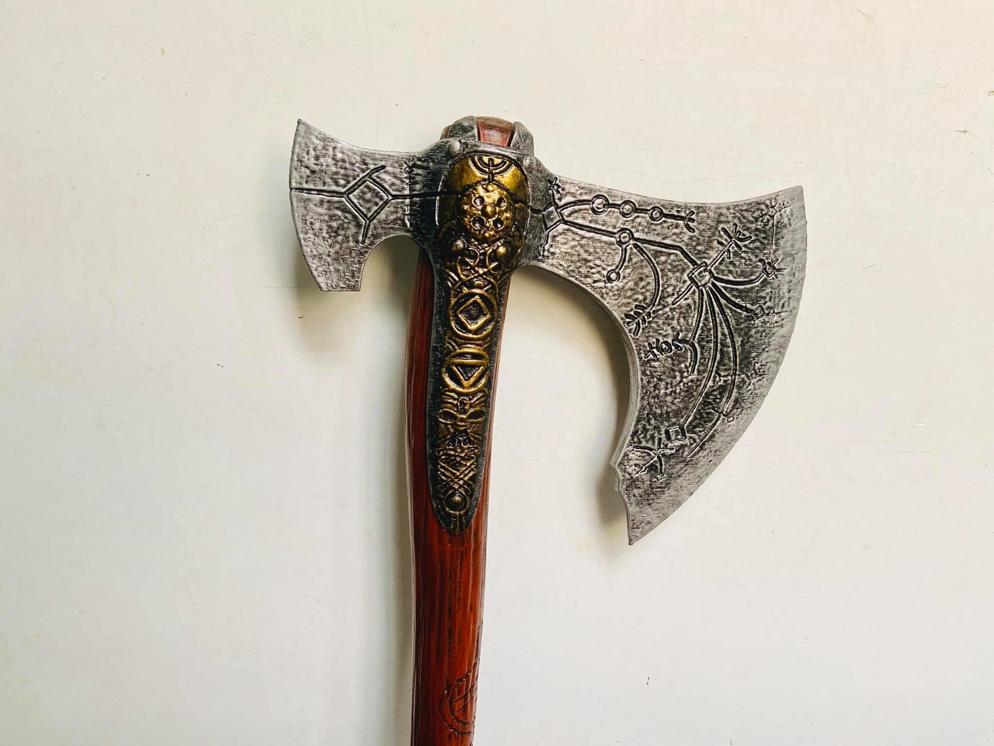 Leviathan AXE Head - Weapon Kratos - God Of War 3D print model_3