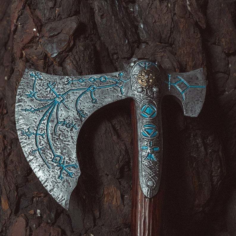 Leviathan AXE Head - Weapon Kratos - God Of War 3D print model_4
