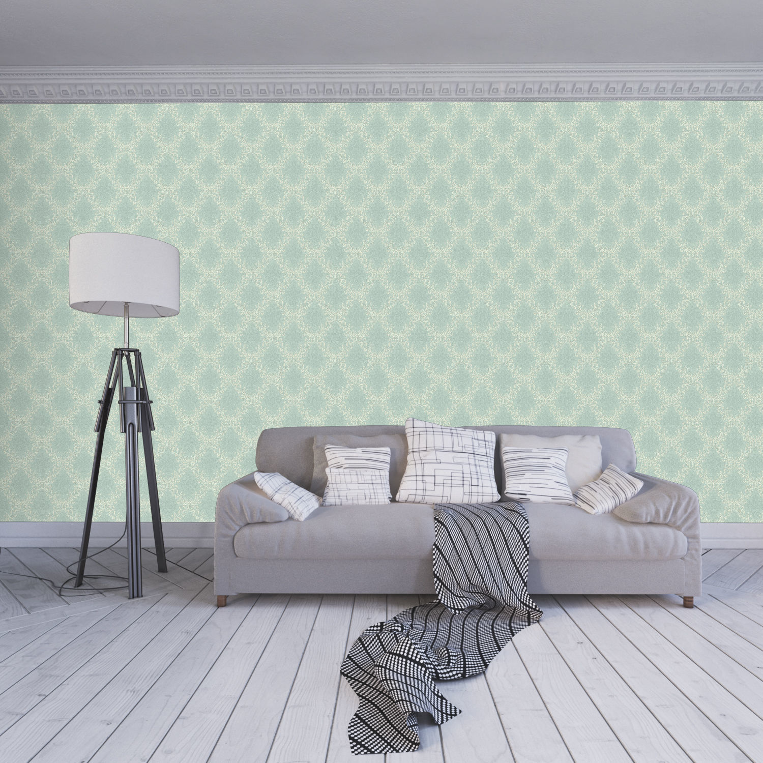 Wallpaper -43 4 Color 3D model_4