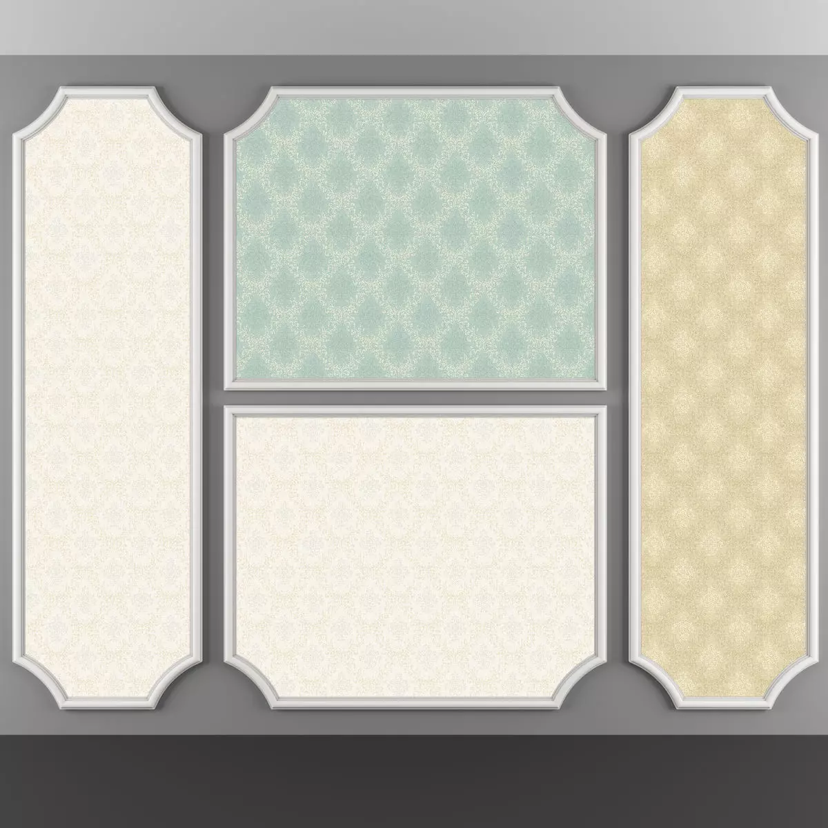 Wallpaper -43 4 Color 3D model_0