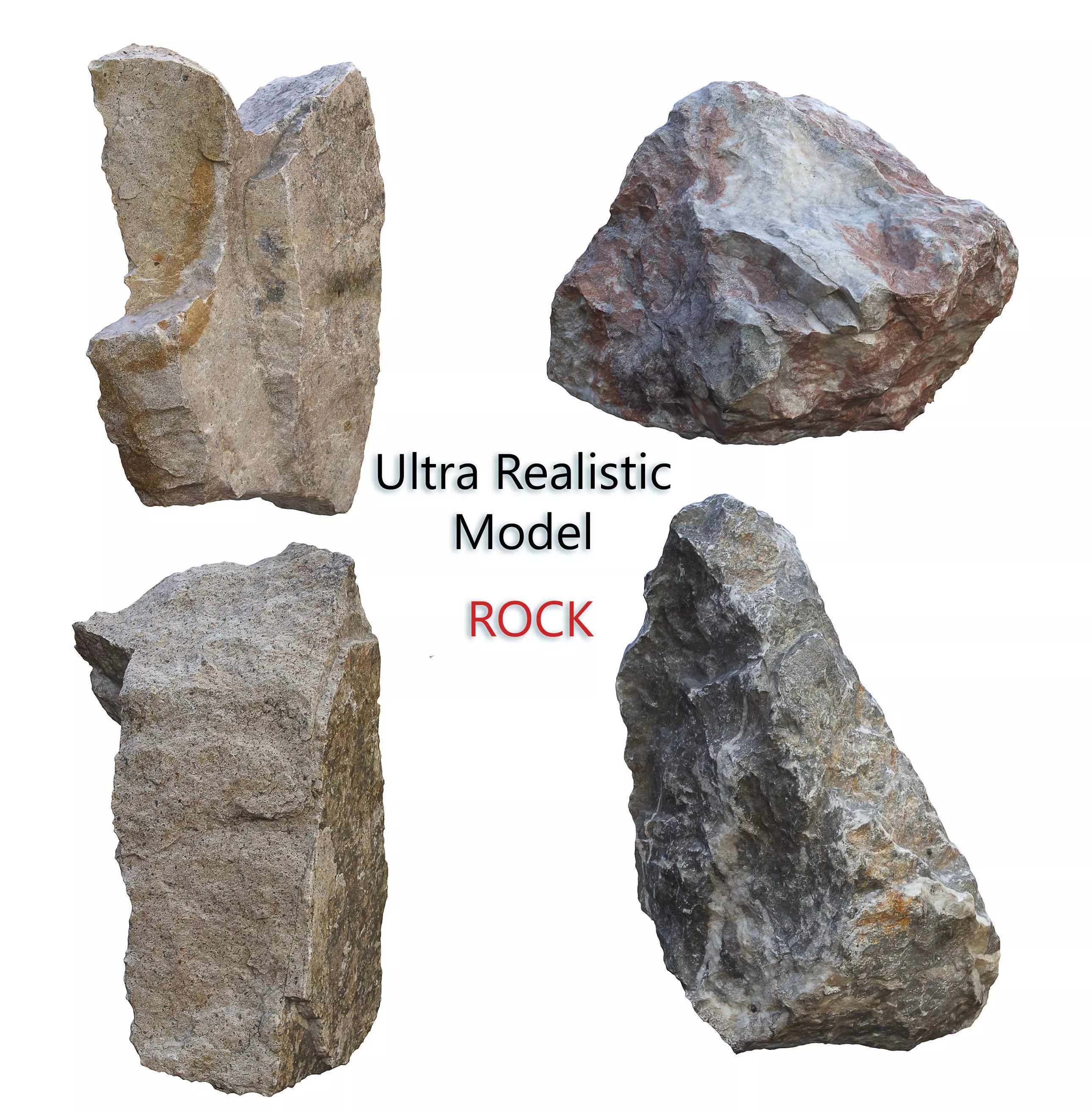 Rock Scan 3D model 3D model_0