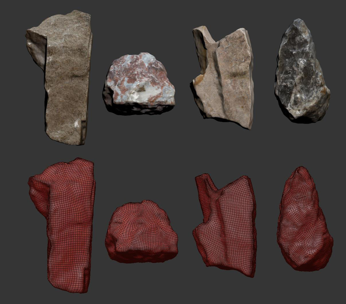 Rock Scan 3D model 3D model_5