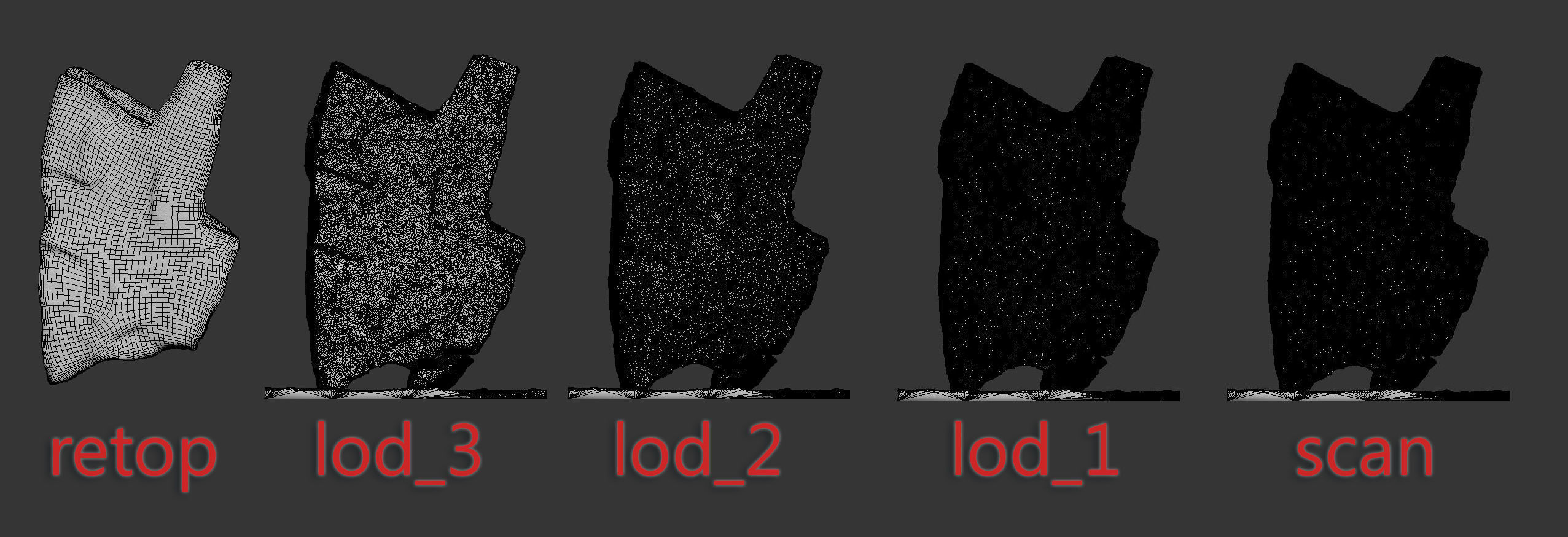 Rock Scan 3D model 3D model_3