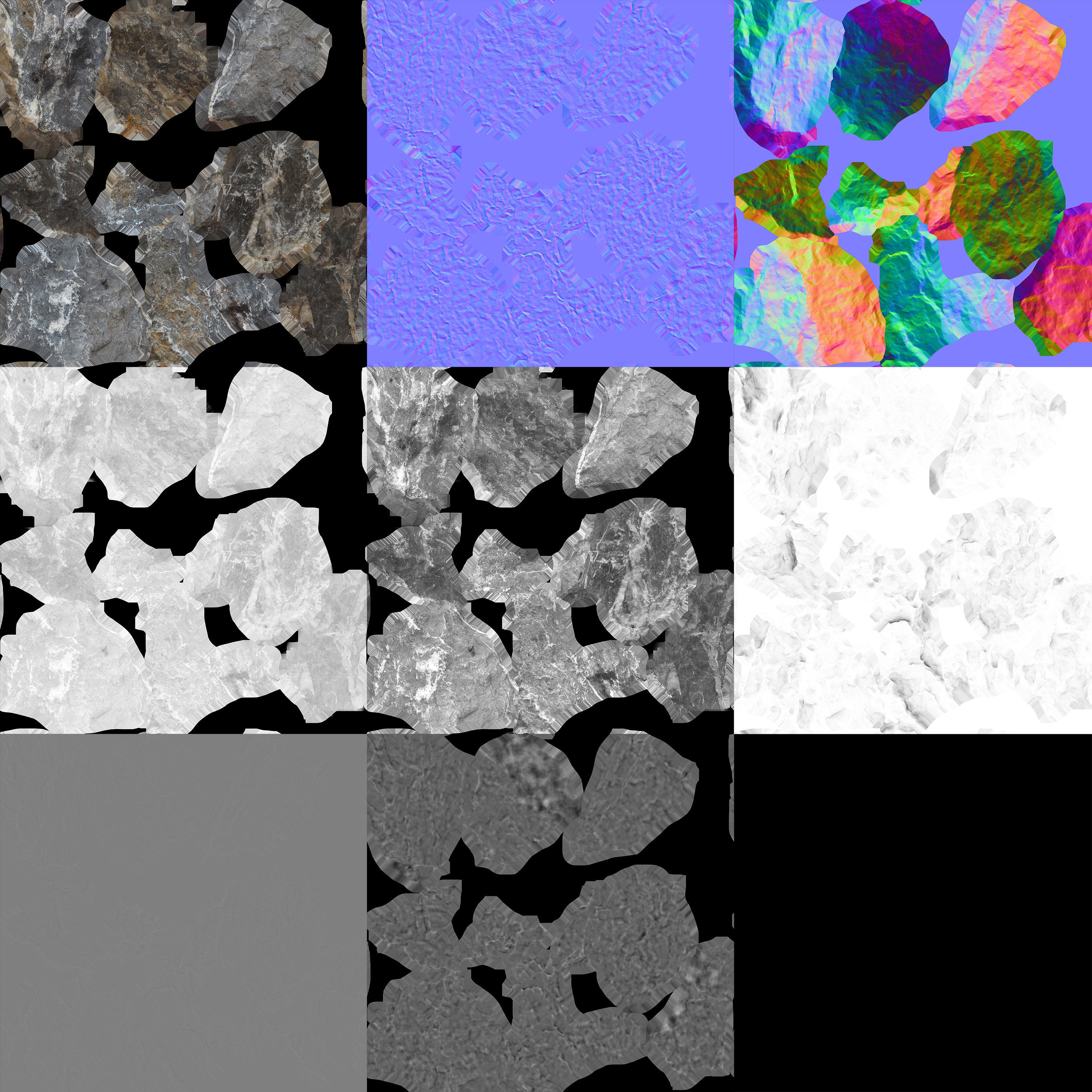 Rock Scan 3D model 3D model_6