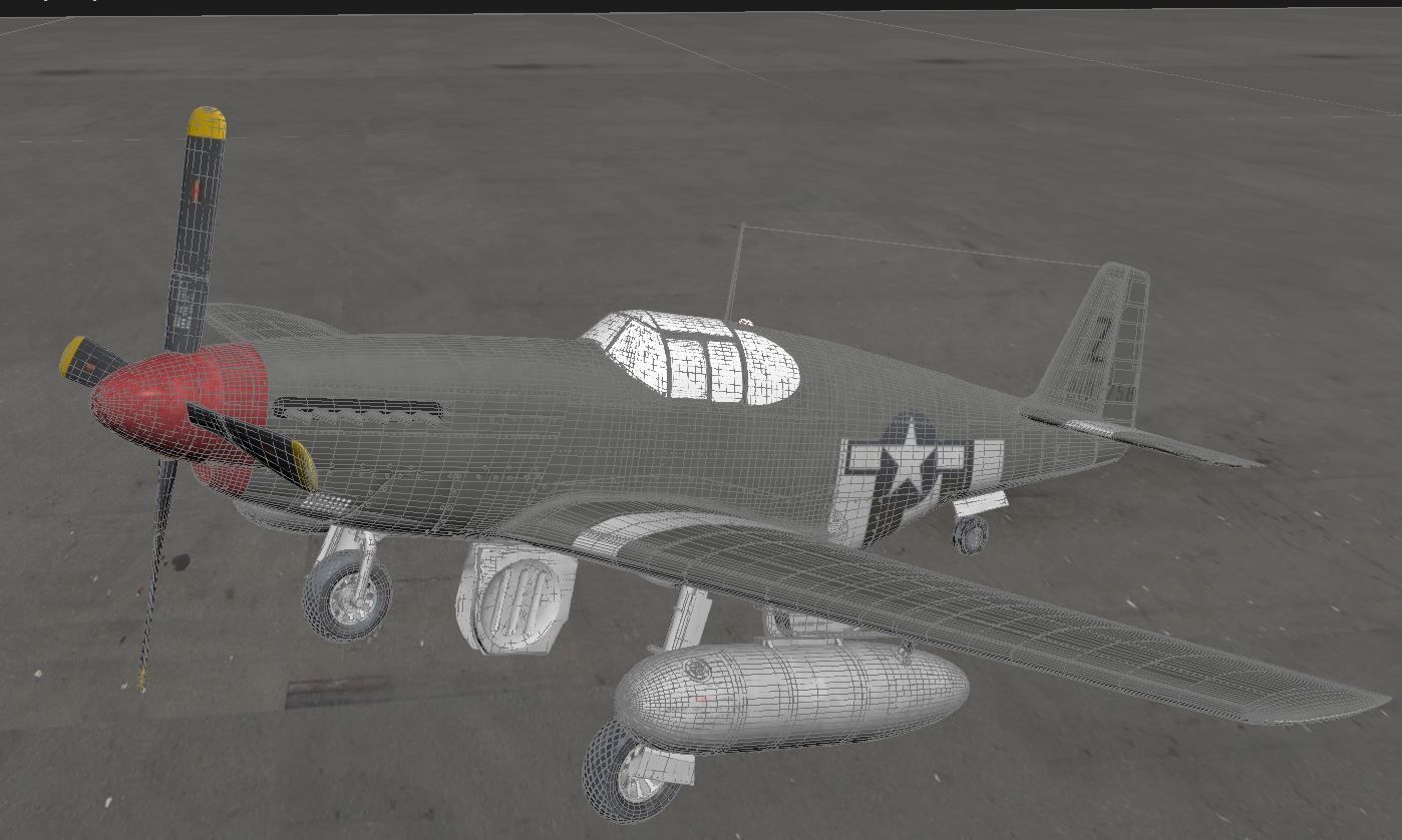 P-51 Mustang 3D model_9