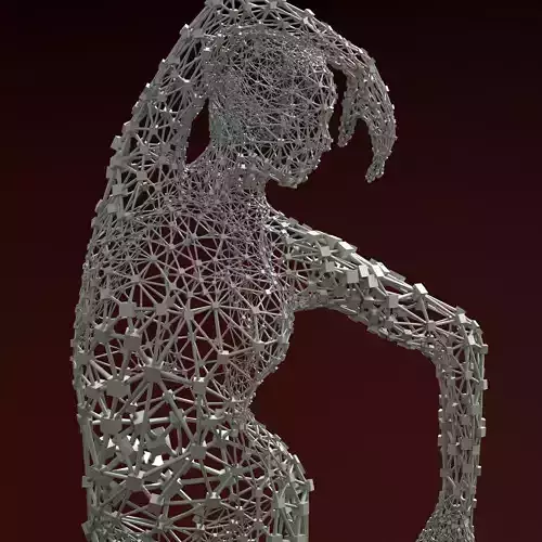 Ballerina Dancer Abstract Sculpture 2