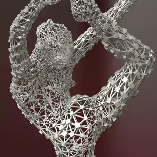 Ballerina Dancer Abstract Sculpture 6