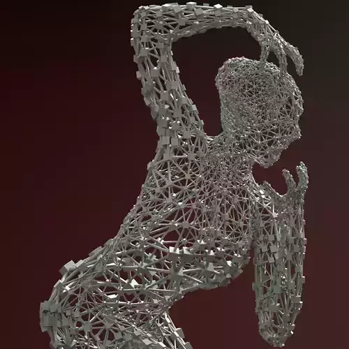 Ballerina Dancer Abstract Sculpture 7