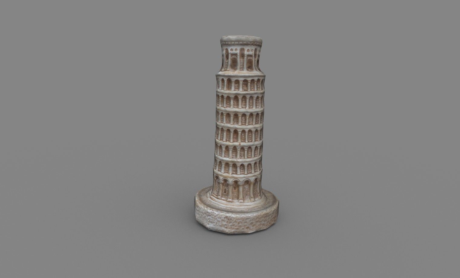 PISA TOWER Low-poly 3D model_1