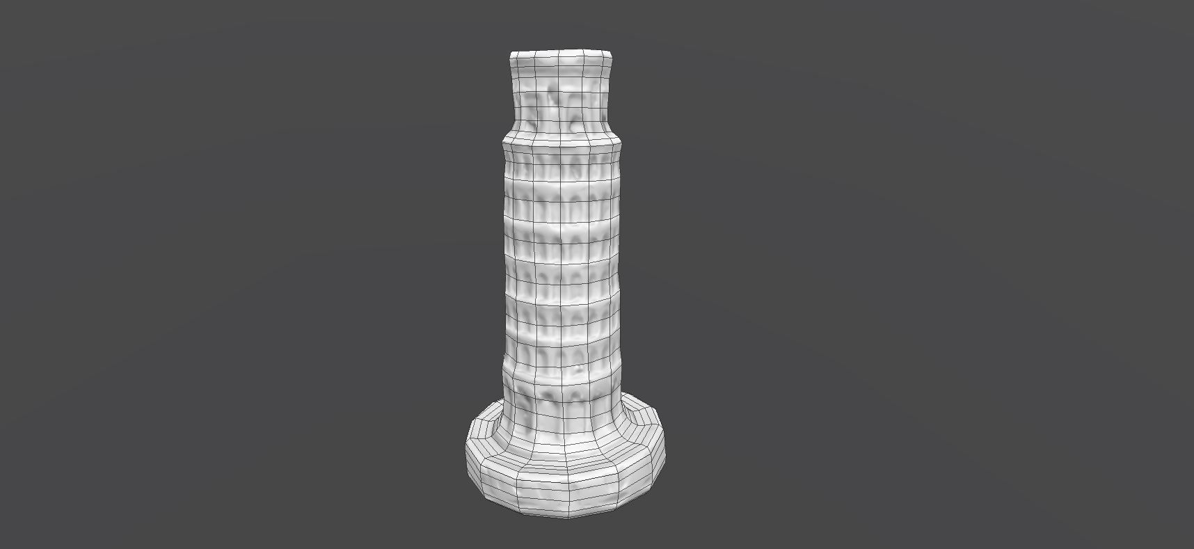 PISA TOWER Low-poly 3D model_5