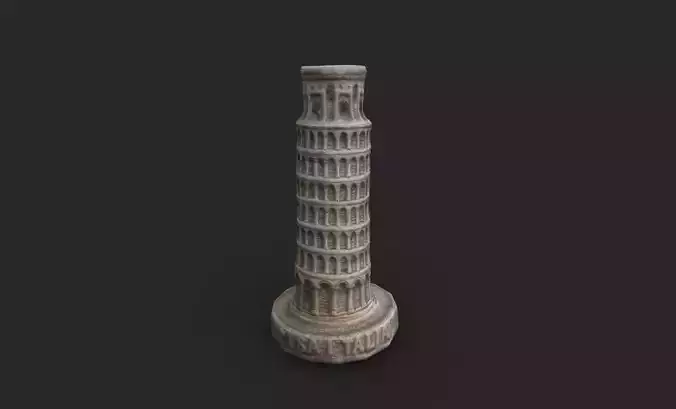 PISA TOWER Low-poly 3D model