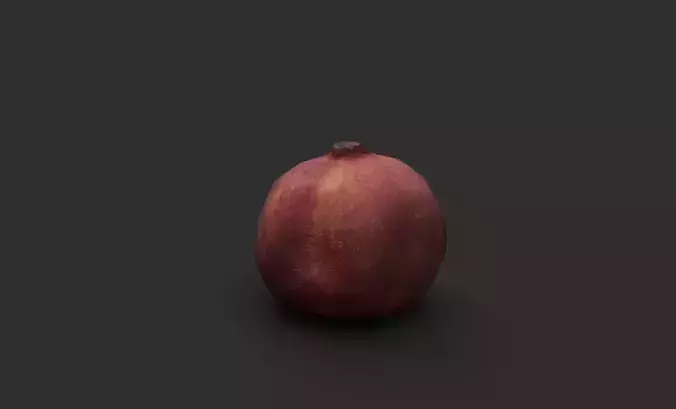 POMEGRANATE 3D SCAN LOW POLY